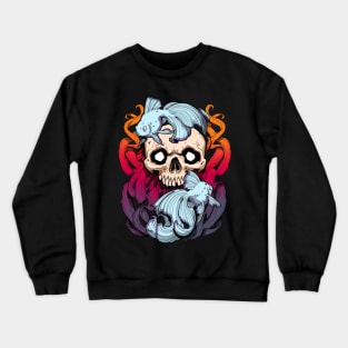 Skull Fish - Sunset Crewneck Sweatshirt